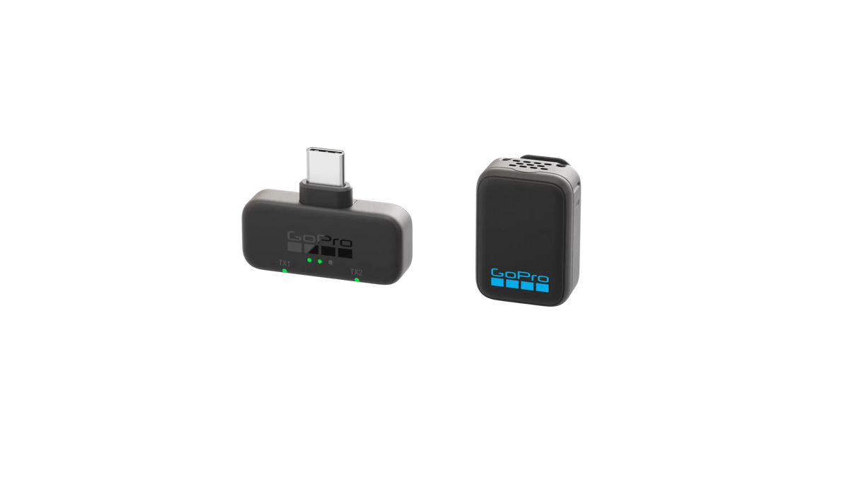 Kit Micrófono Inalámbrico USB-C GoPro AWMIC-010-USB 2 Transmisores 24bit 150m Bluetooth