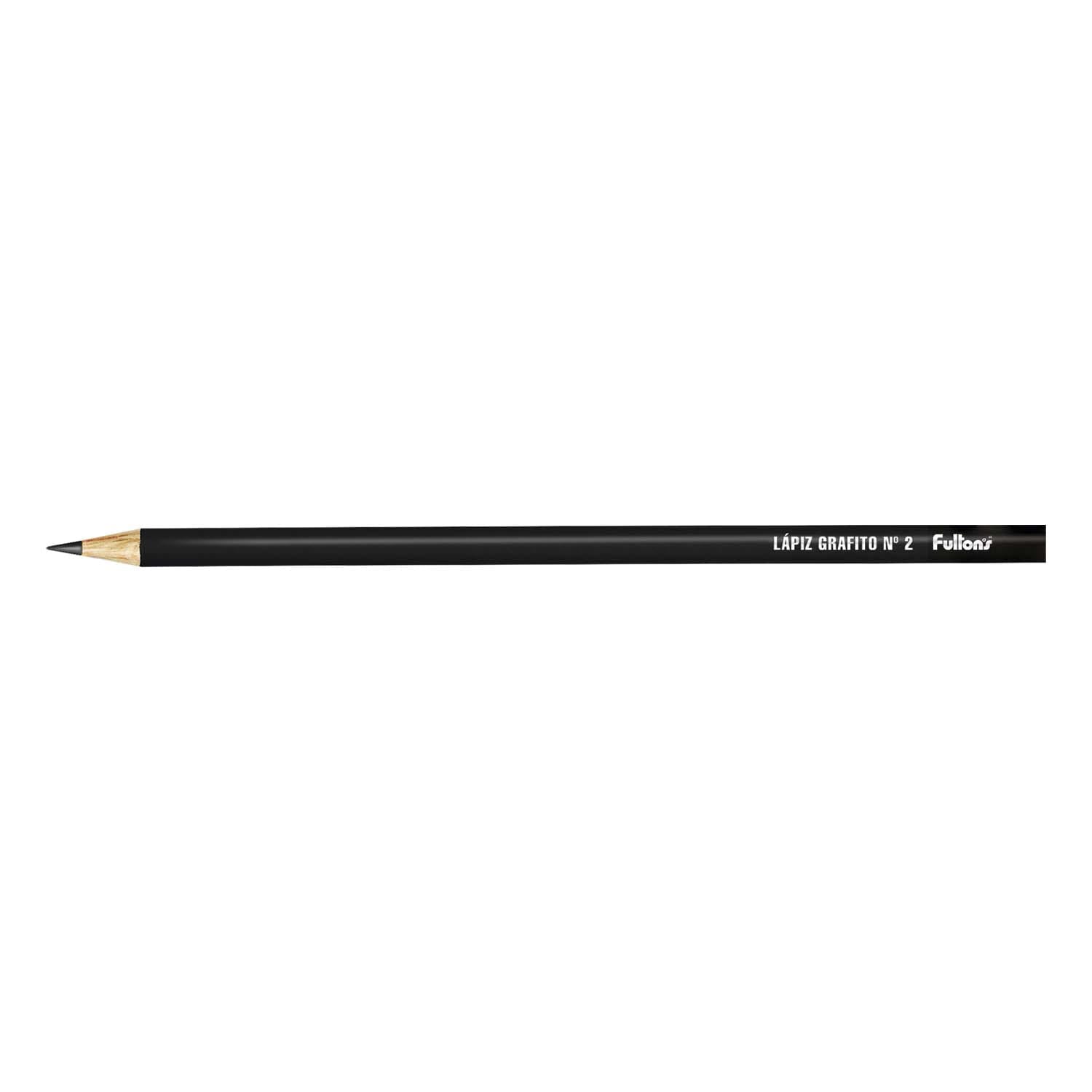 LAPIZ GRAFITO 2HB REDONDO FULTONS (CAJA 12 UNID)