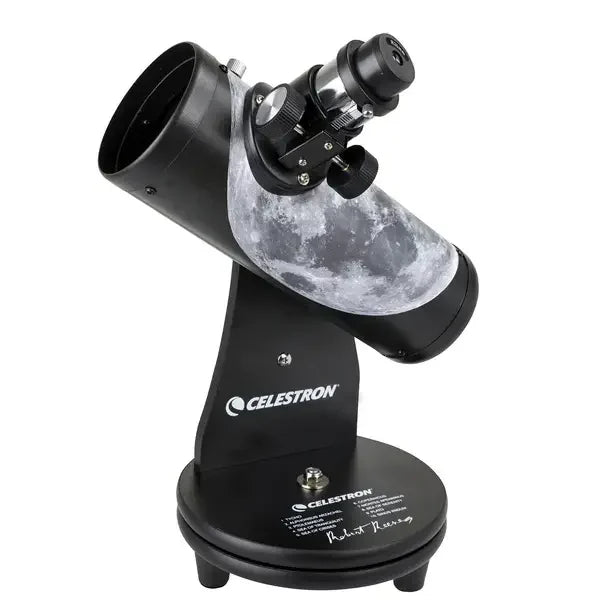 Telescopio Celestron FirstScope Moon Signature Series Reflector 76mm Dobsoniano Niños