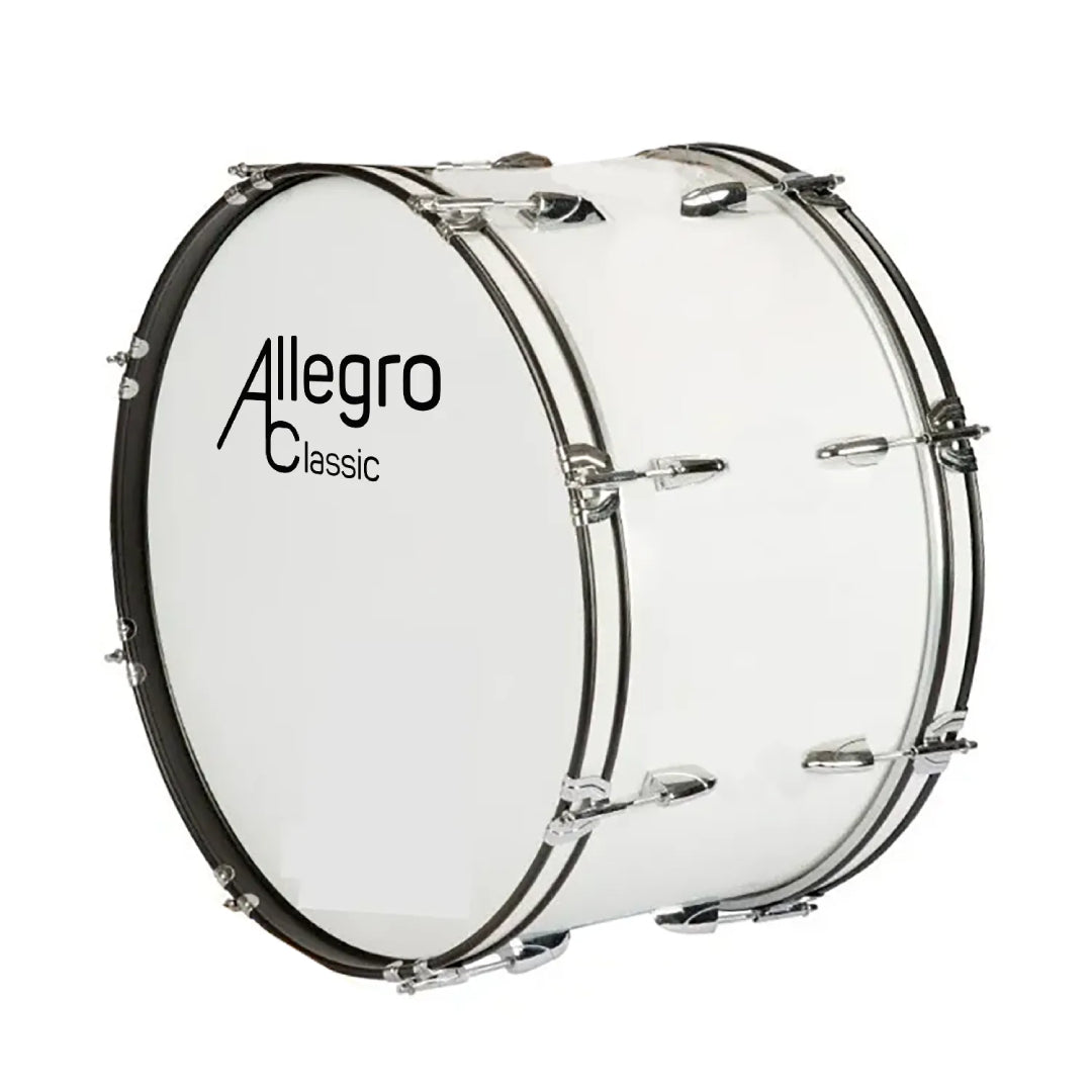 BOMBO DE BANDA BLANCO 22X10" ALLEGRO ALL2210