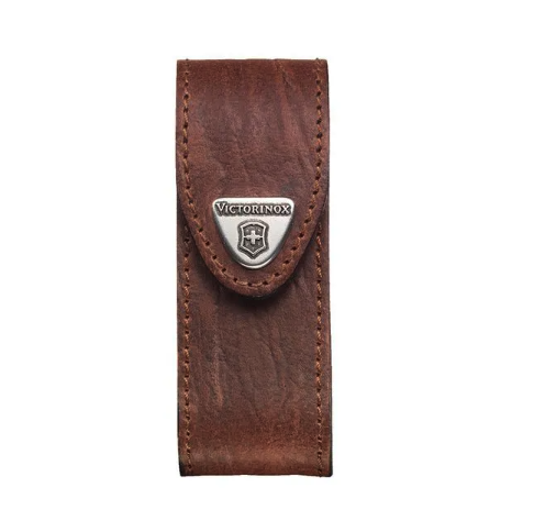 ESTUCHE DE CUERO VICTORINOX 4.0543 CAFE