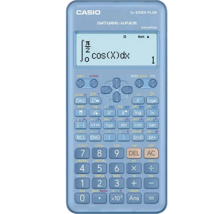 CALCULADORA CIENTIFICA FX-570ES PLUS-AZUL 2E CASIO