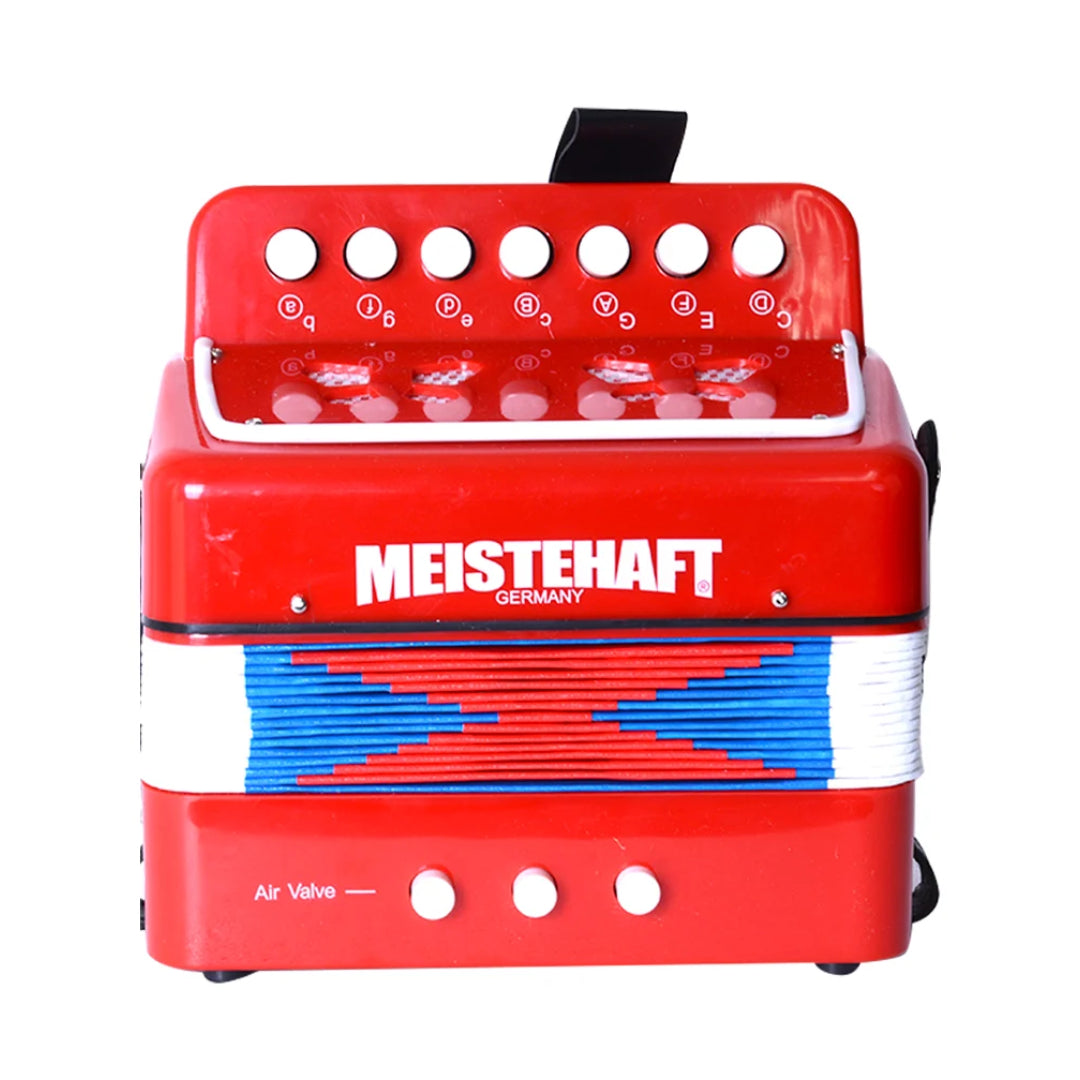 ACORDEON NIÑO 2 BAJOS ROJO MT-2018 MEISTEHAFT