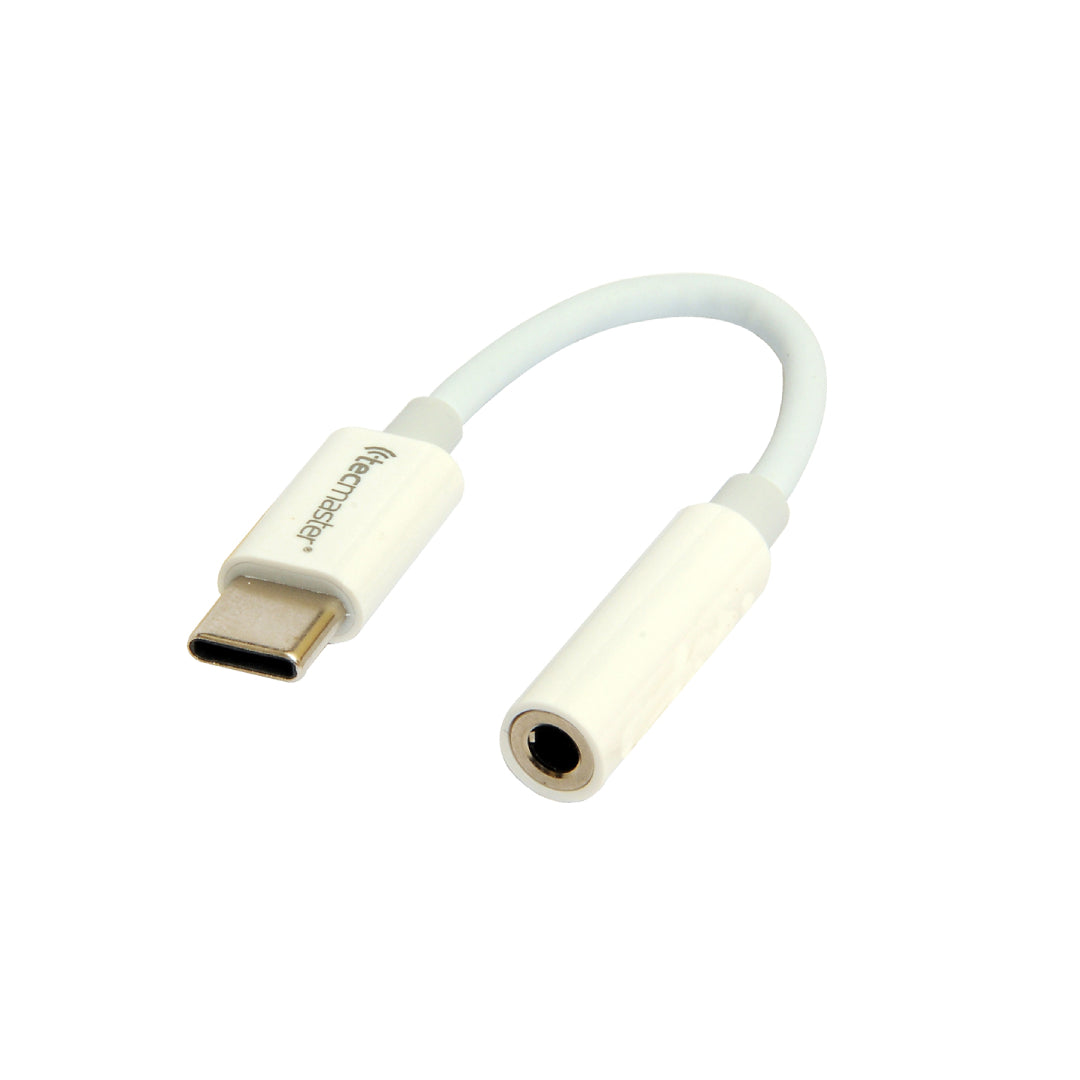 ADAPTADOR TIPO C A AUDIO JACK 3.5mm TECMASTER TM-200550