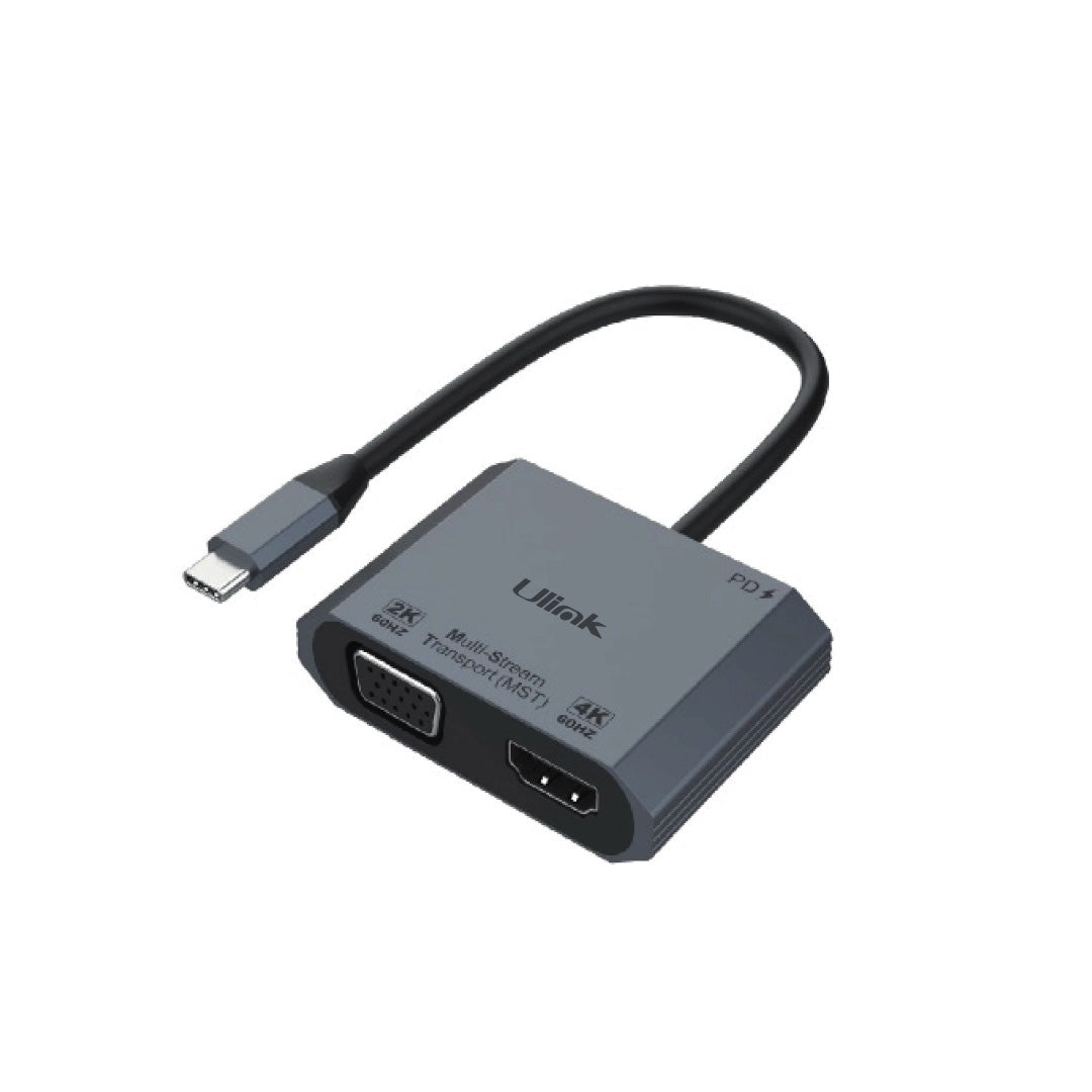 ADAPTADOR TIPO C A HDMI/VGA H ULINK UL-ADC420V