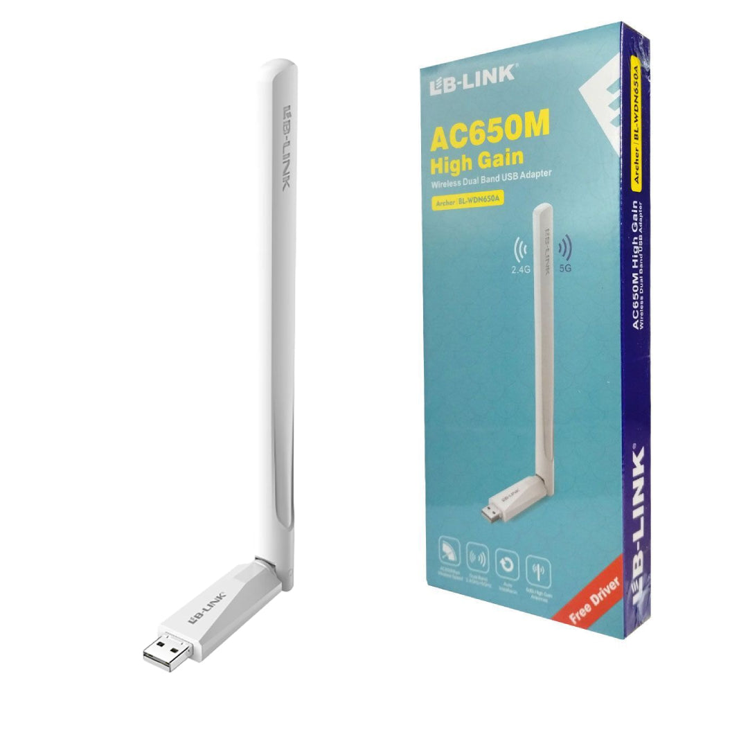 ADAPTADOR USB WIFI DUAL BAND BL-WDN650A LB-LINK