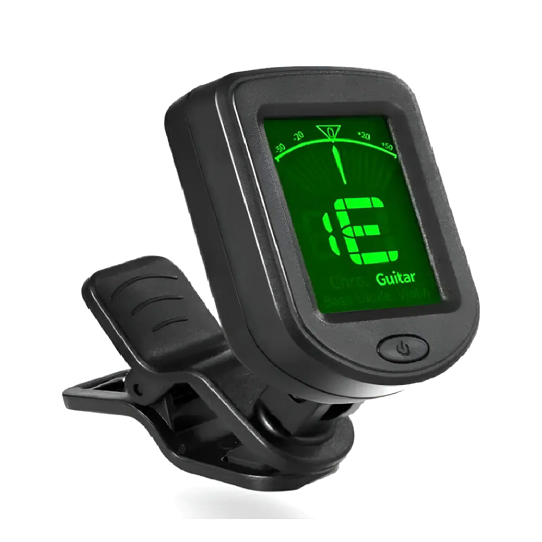 AFINADOR DIGITAL CLIP GUITARRA/UK/BAJO TUNER DBG1470