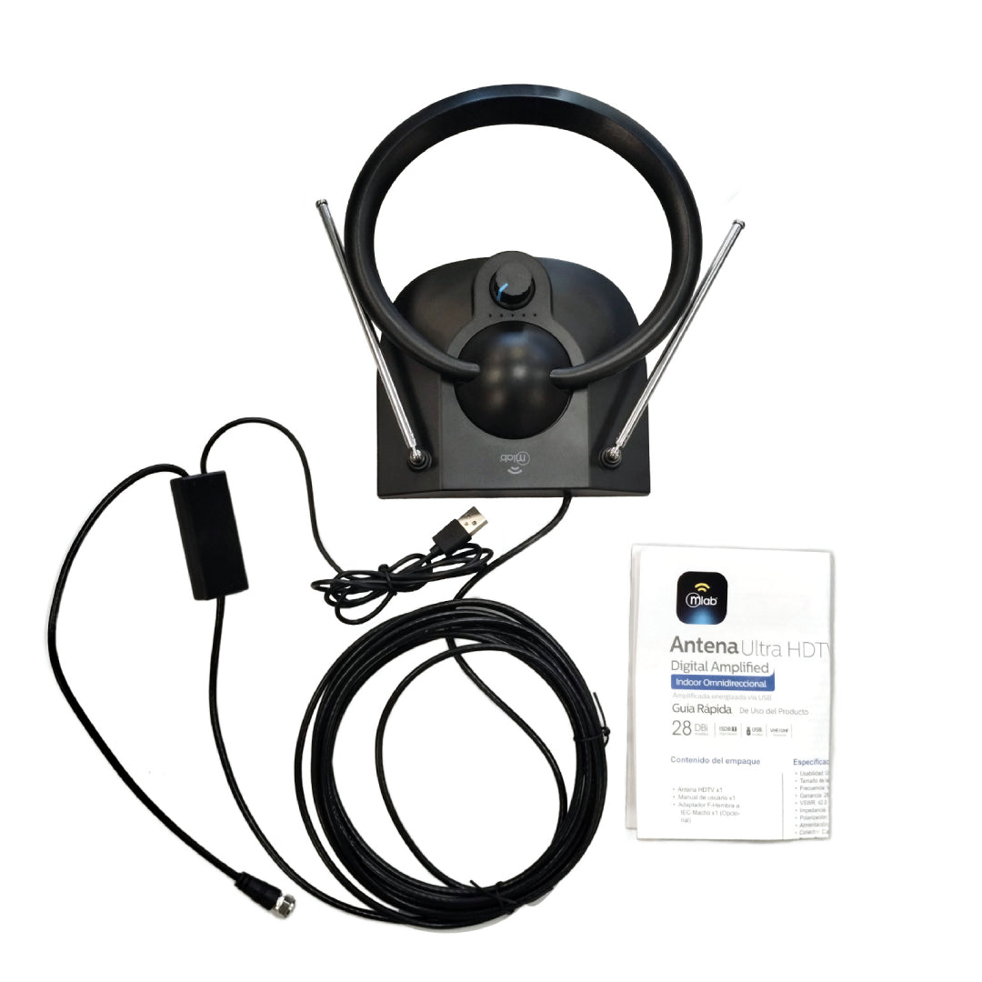 ANTENA TV DIGITAL ULTRA HDTV INTERIOR MLAB 9561