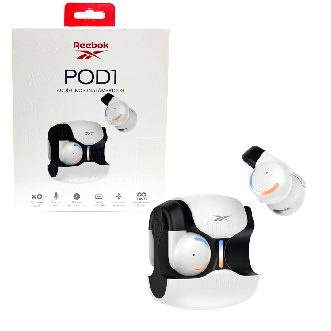 AUDIFONOS BT TOUCH BLANCO POD1 REEBOK