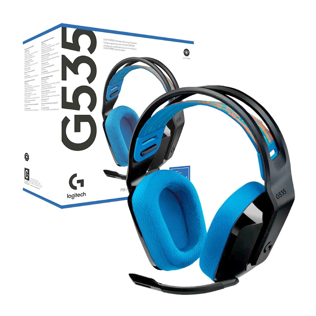 AUDIFONOS GAMER INAL. PS5/PS4 G535 NEGRO/AZUL LOGITECH