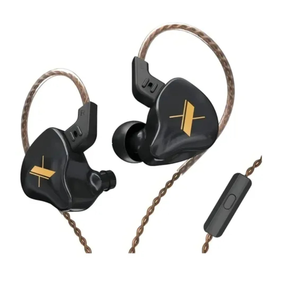 AUDIFONOS IN EAR NEGRO CON MIC KZ EDX