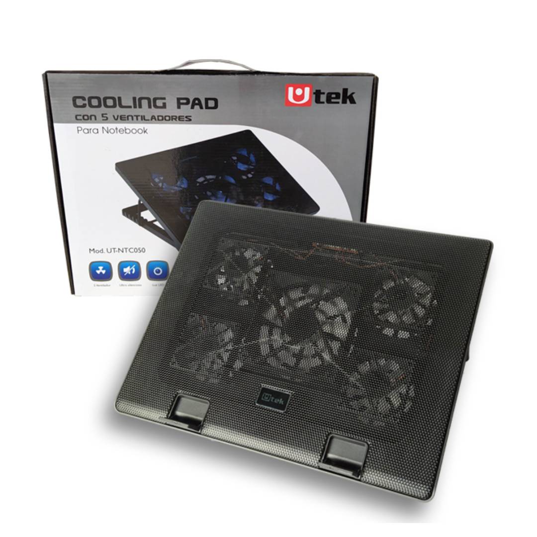 BASE DE VENTILACION PARA NOTEBOOK 12-17" NTC050 UTEK