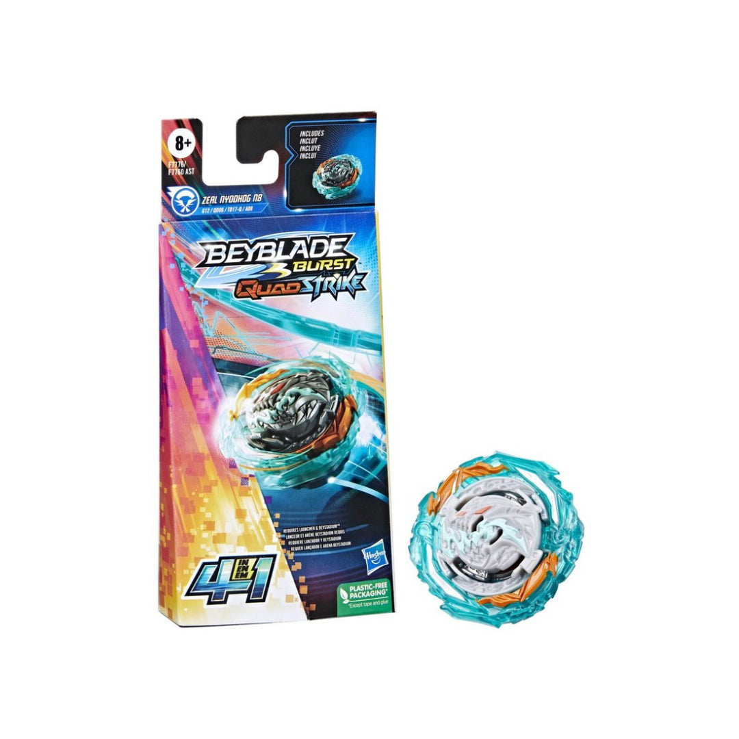 BEYBLADE BURST QUADSTRIKE ZEAL NYDDHOG N8 HASBRO F7776