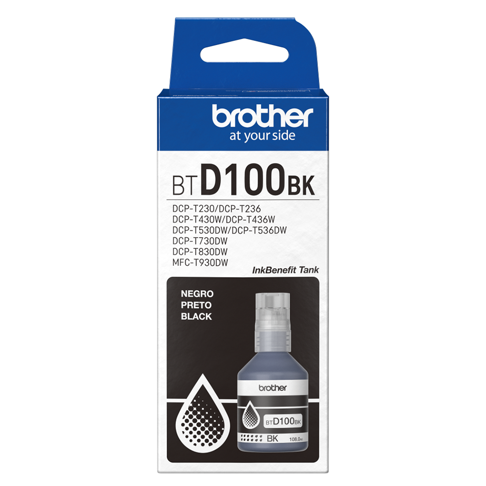 TINTA BTD100BK NEGRA BROTHER