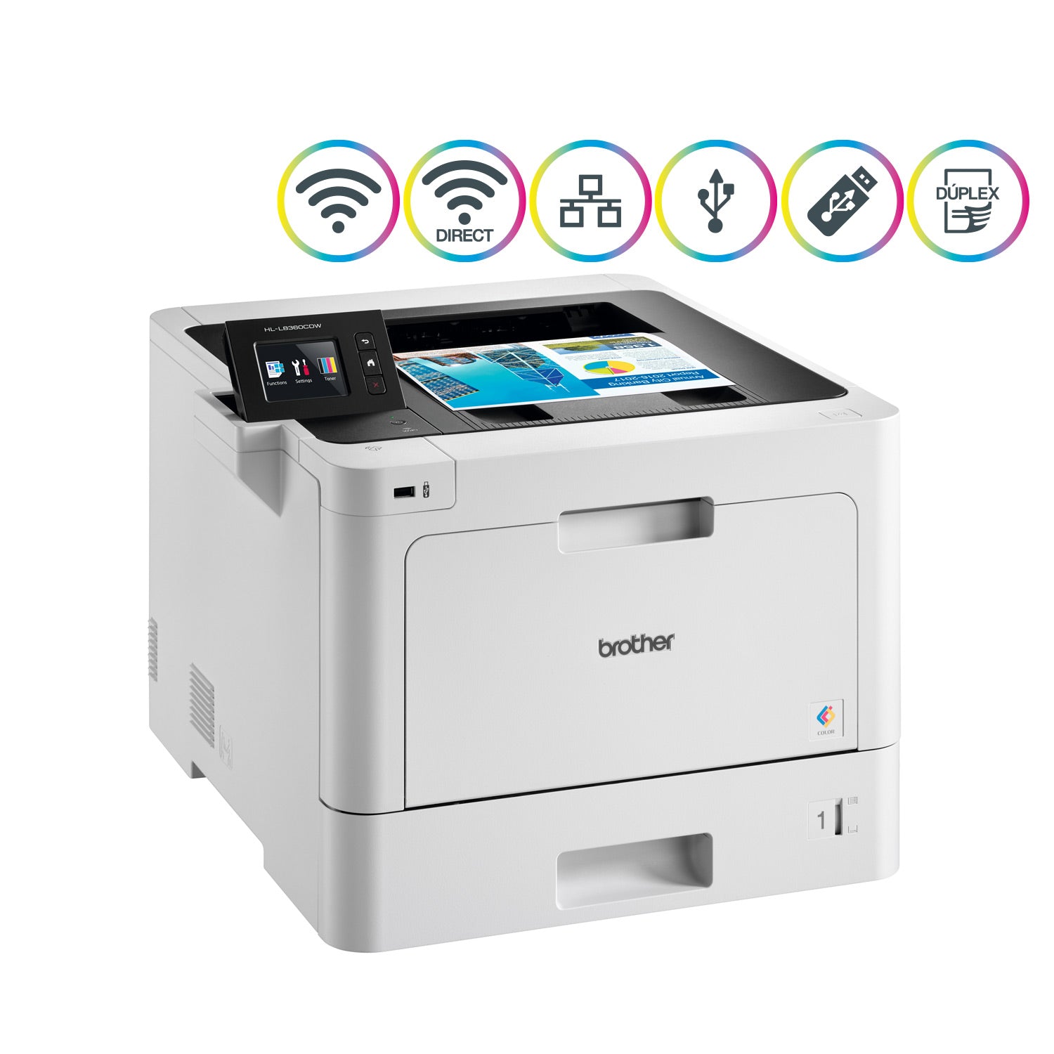 IMPRESORA LASER COLOR HL-L8360CDW BROTHER