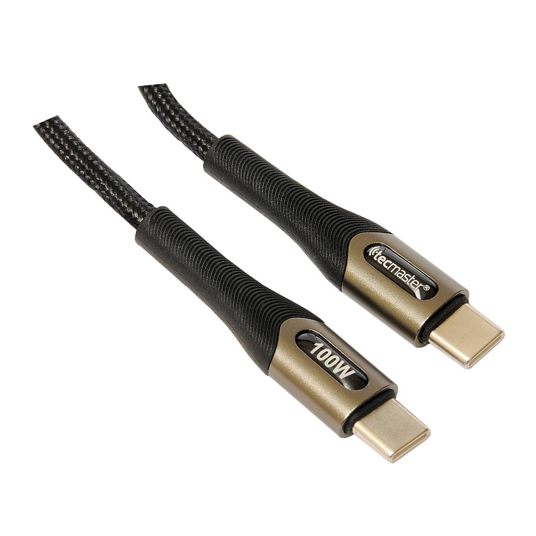 CABLE TIPO C A TIPO C 5A 100W TECMASTER TM-200547
