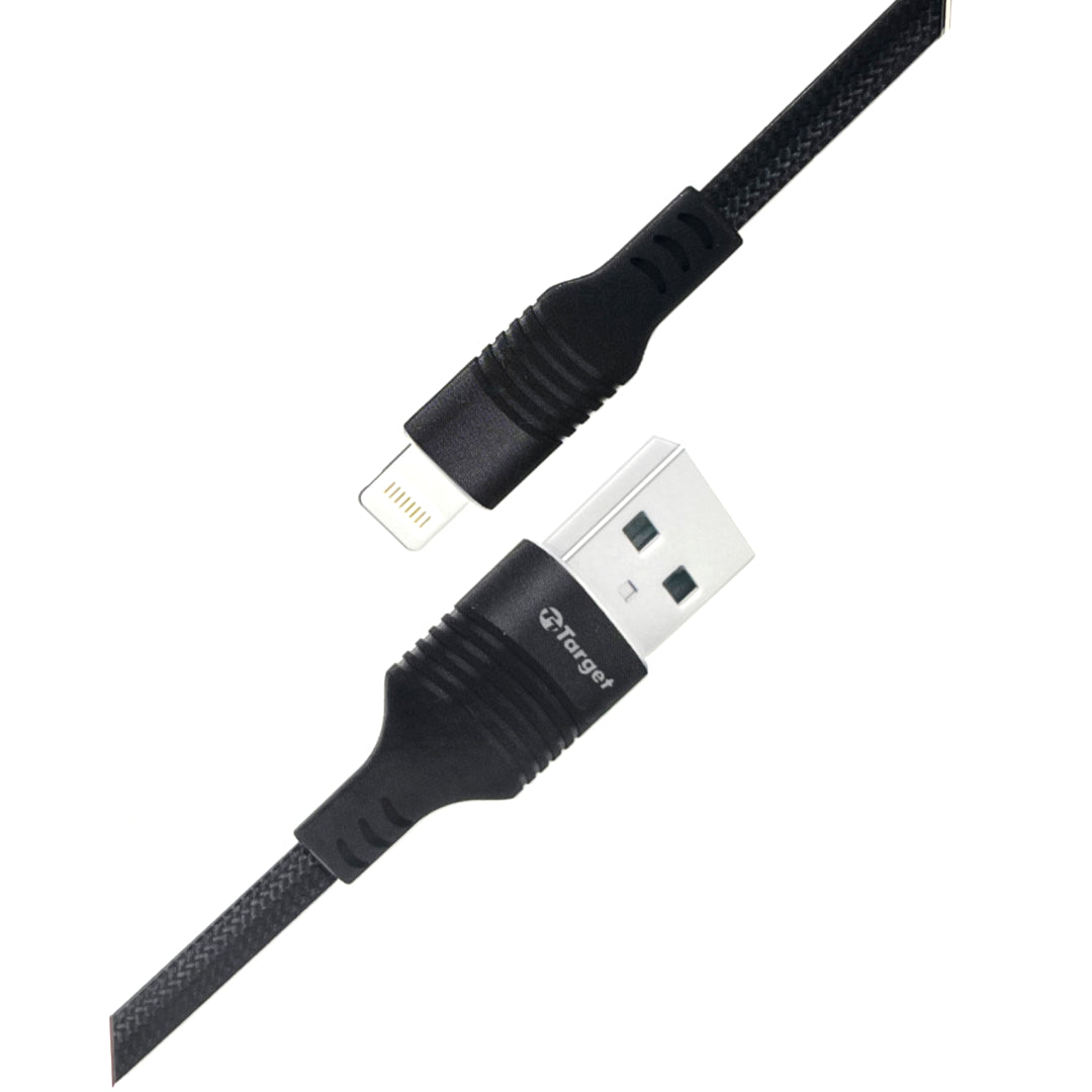CABLE USB A LIGHTNING NEGRO 1M TARGET TTCIPBK