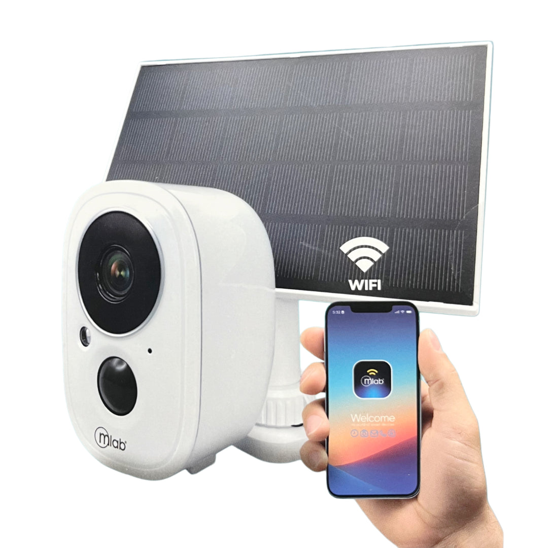 CAMARA DE SEGURIDAD WIFI SOLAR EYE VIEW MLAB 9463
