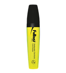 DESTACADOR ESCRITORIO PTA.BISEL. AMARILLO FULTONS ( CAJA 12 UNID.)