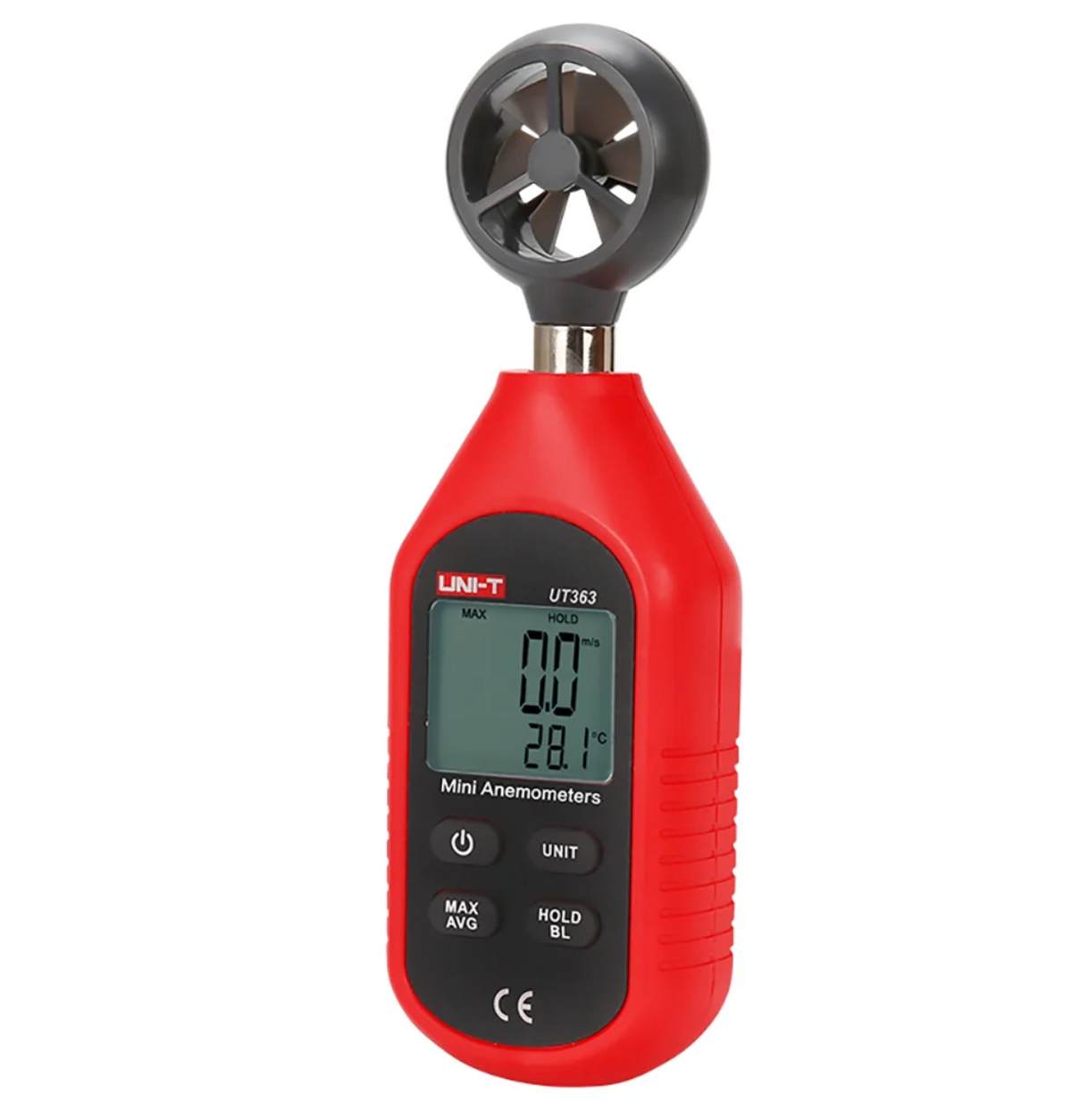 Anemómetro digital compacto UNI-T UT363 con temperatura