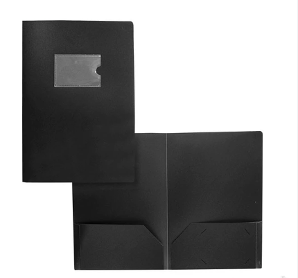 PACK 10 UN CARPETA SEMINARIO NEGRO LAVORO 552344 OFICIO