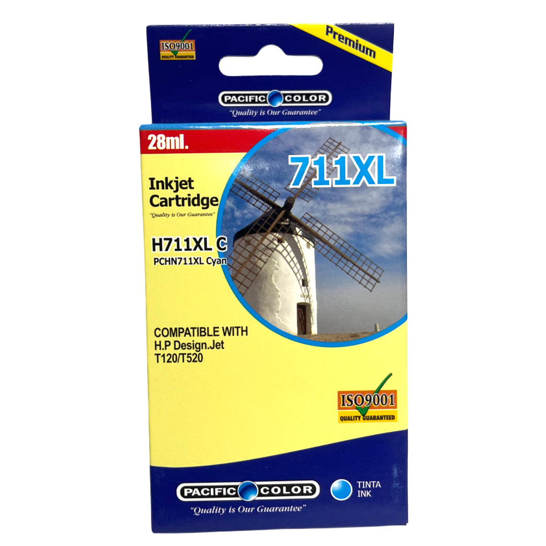 Cartucho de Tinta Alternativo 711XL CYAN Pacific Color