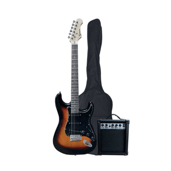 Pack De Guitarra Eléctrica Sunburst Cipriani POLLUX-1 SB/BK