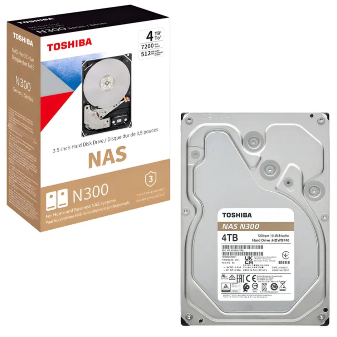 DISCO DURO 3.5" 4TB NAS N300 TOSHIBA