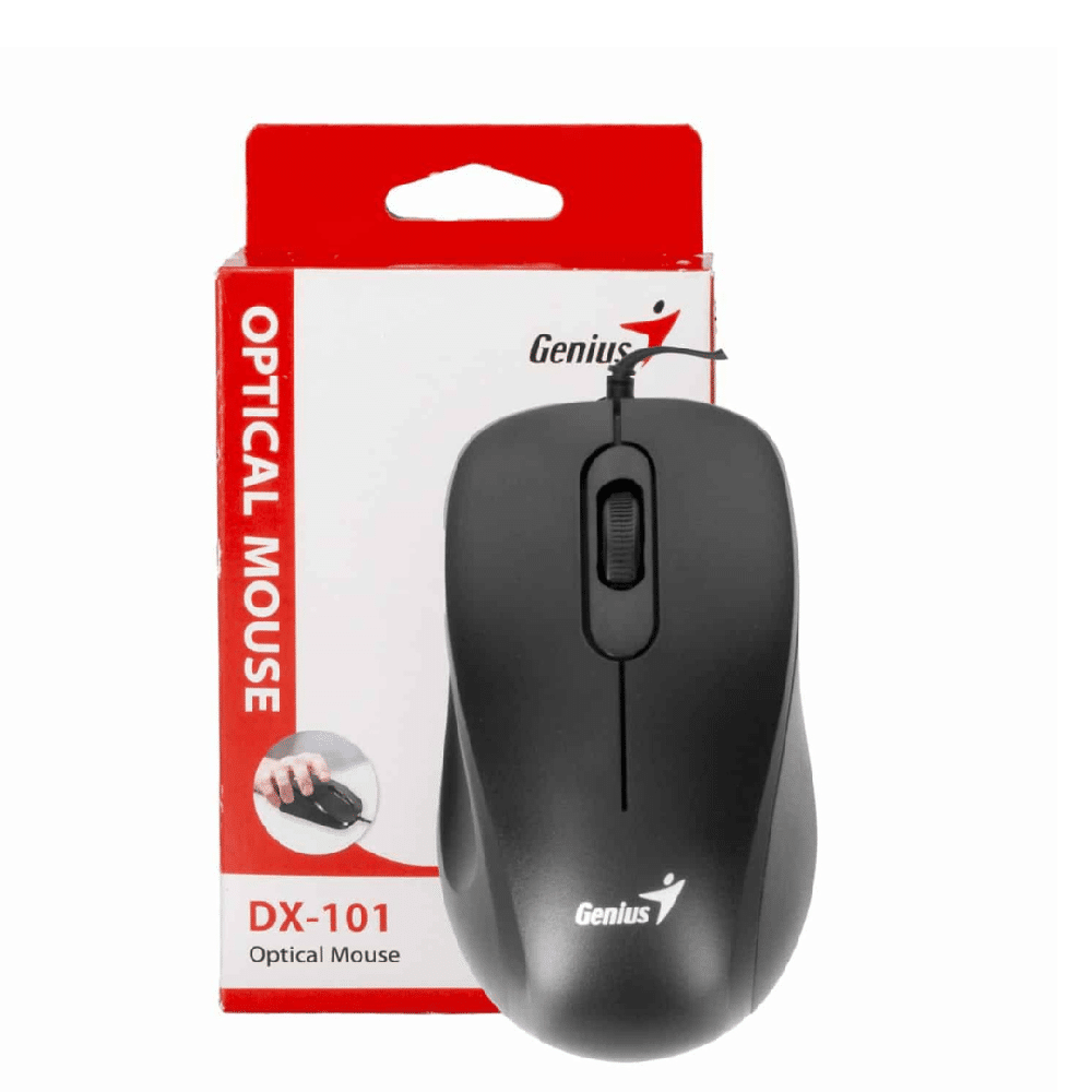 Mouse Alámbrico Genius DX-101 Negro