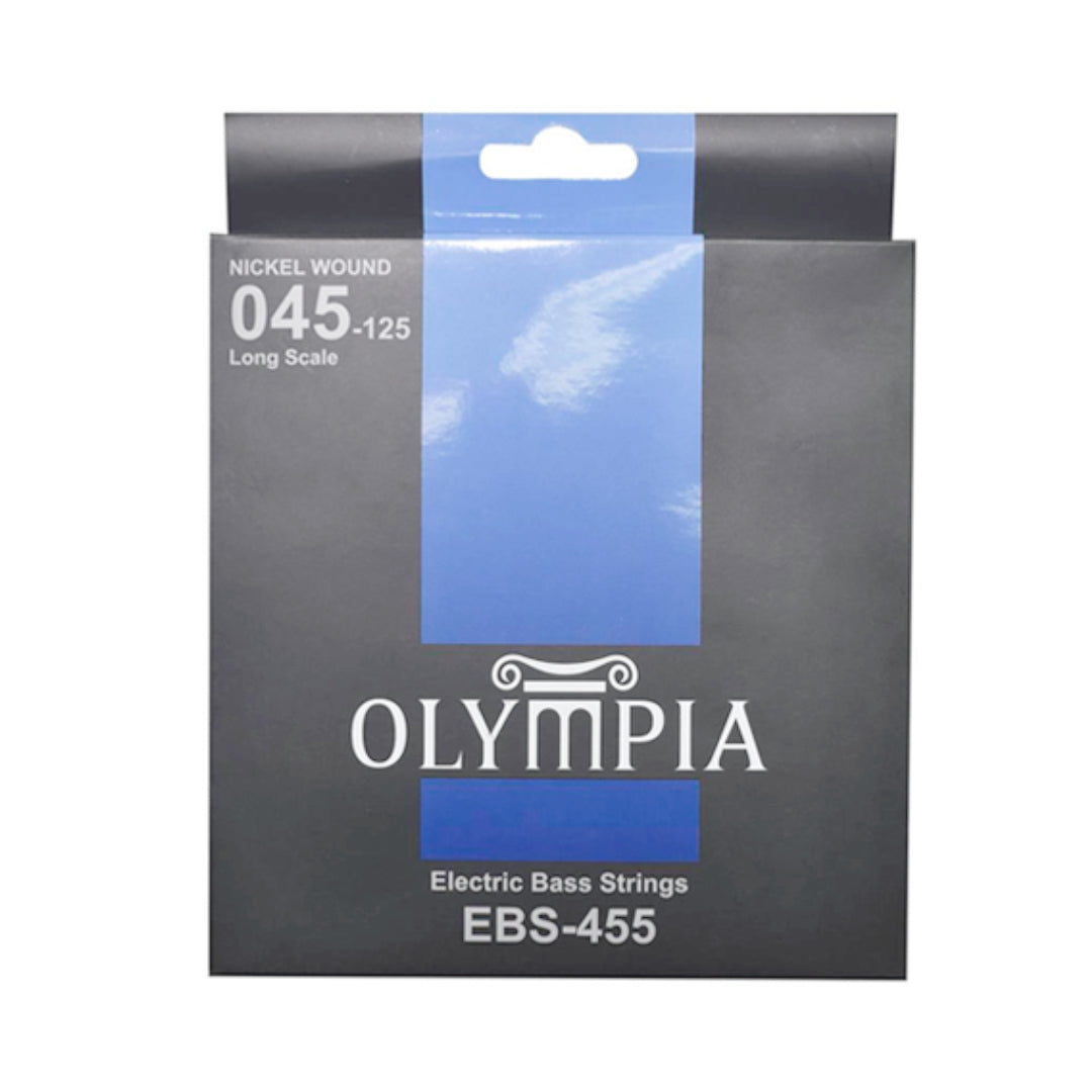 SET 5 CUERDAS PARA BAJO ELECTRICO 045-125 EBS-455 OLYMPIA