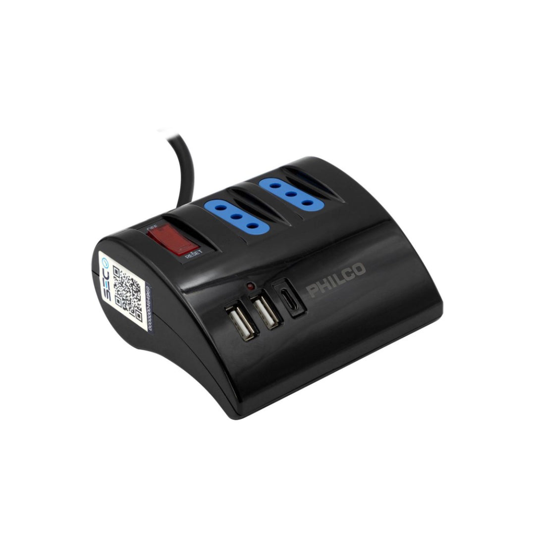 EXTENSION ESCRITORIO 1.5M USB + TIPOC PHILCO 2044N