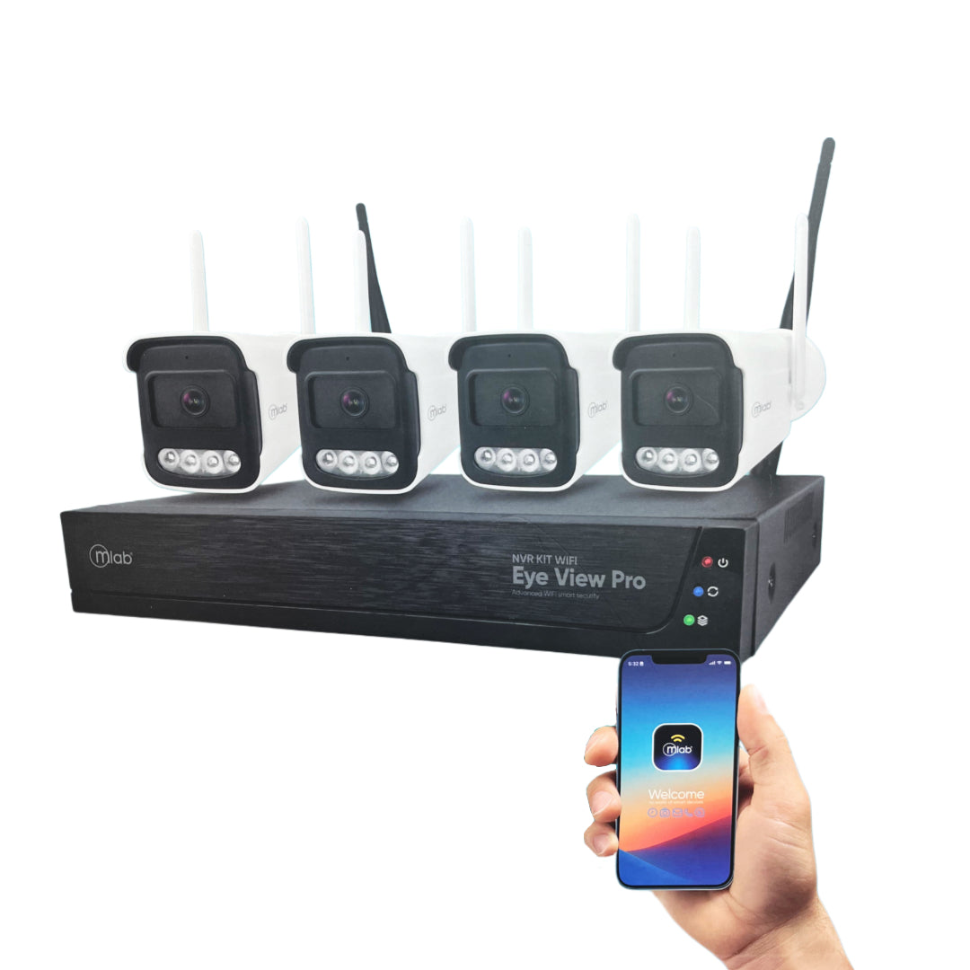 KIT NVR + CAMARAS WIFI EYE VIEW PRO MLAB 9465
