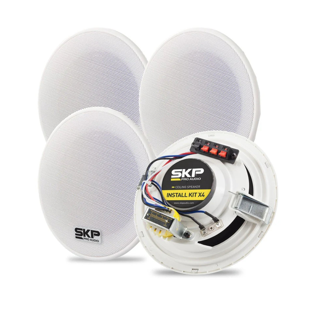 KIT PARLANTES DE TECHO 1 ACTIVO +3 PASIVO 160W BT SKP
