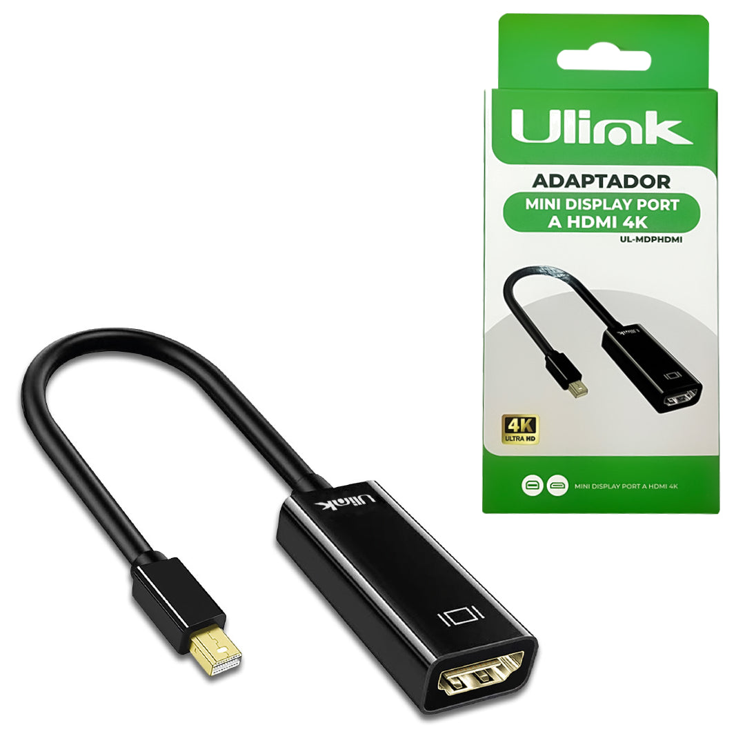 ADAPTADOR MINI DISPLAYPORT A HDMI UL-MDPHDMI ULINK