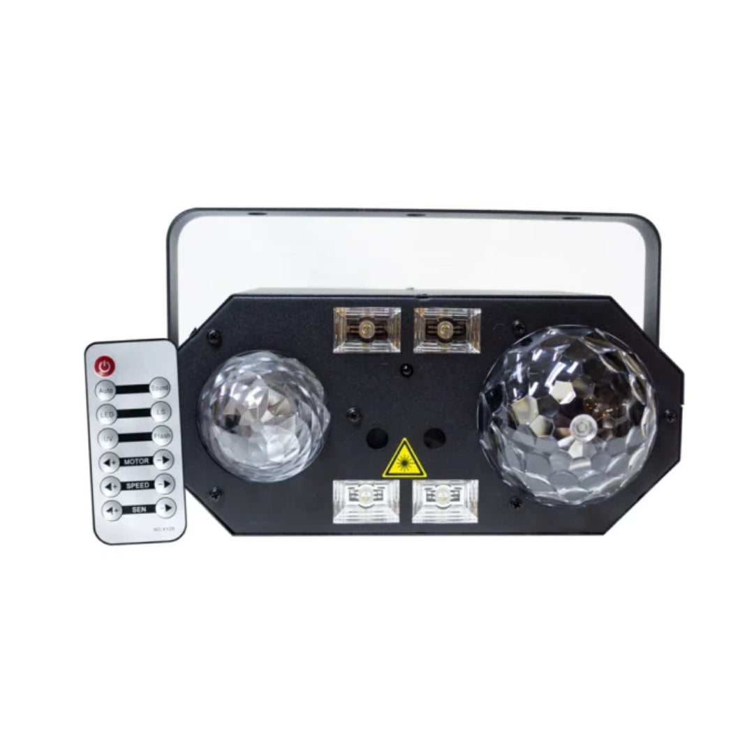 Multiefecto 5 en 1 Carverpro FX-ME-18: láser, UV y Magic Ball