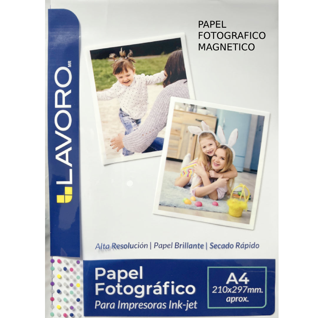 PAPEL FOTOGRAFICO A4 MAGNETICO 1 HOJA LAVORO 524657