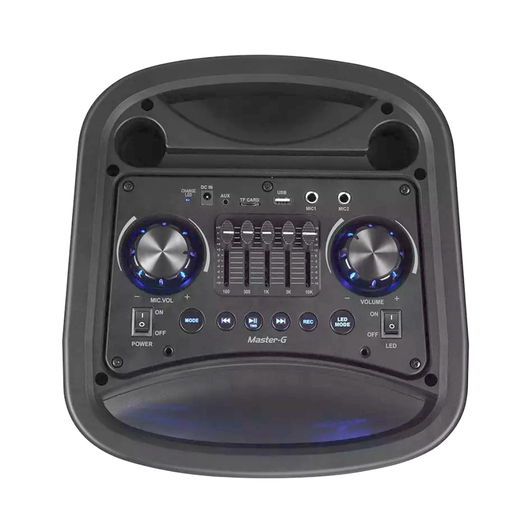 PARLANTE BT KARAOKE 8" X2 PHANTOM MASTER G MGPHANTOM