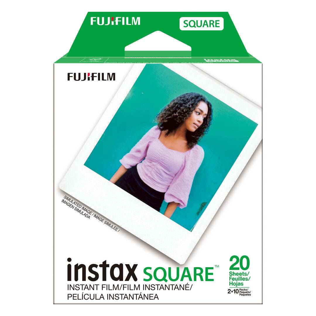 Papel Película 20 Fotos FUJIFILM INSTAX SQUARE 10×2