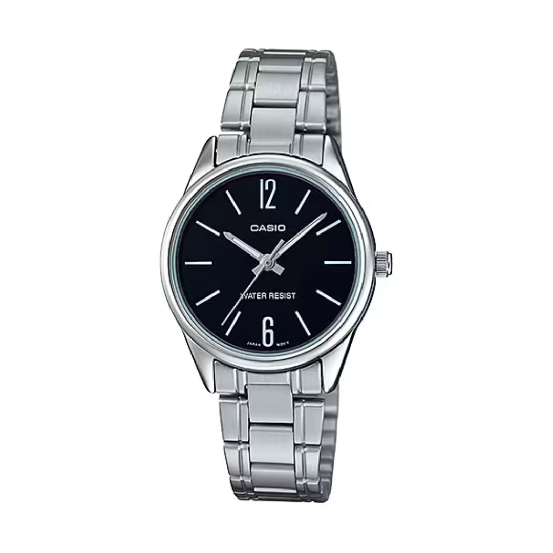 Reloj análogo para mujer Casio LTP-V005D-1BUDF con esfera negra