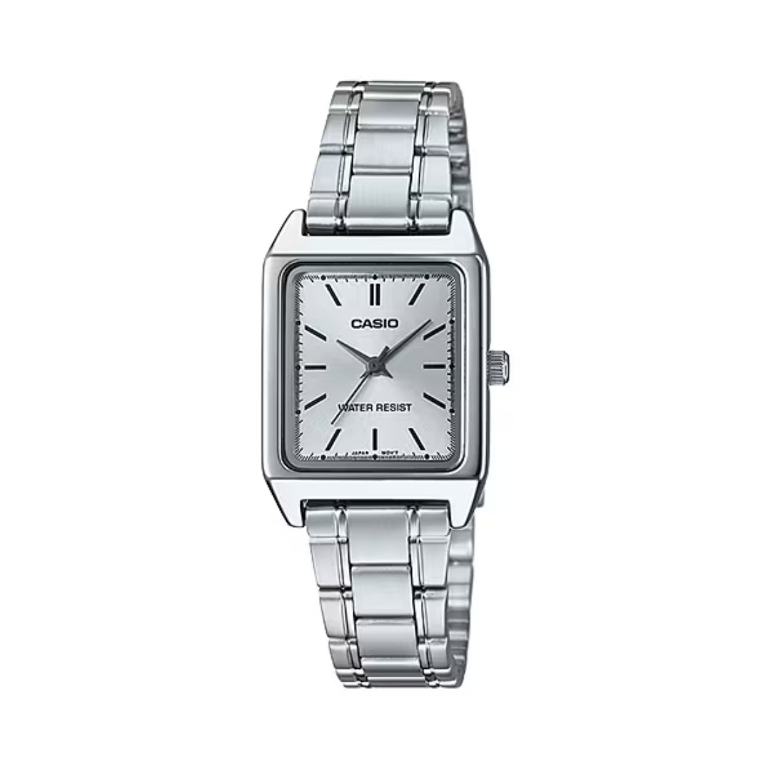 Reloj análogo para mujer Casio LTP-V007D-7EUDF con esfera plateada