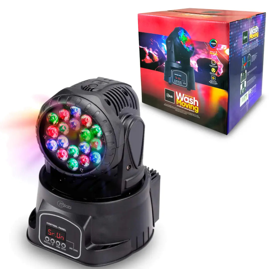 Robot Mlab Luz Led Colores Wash Moving Mlab 8360