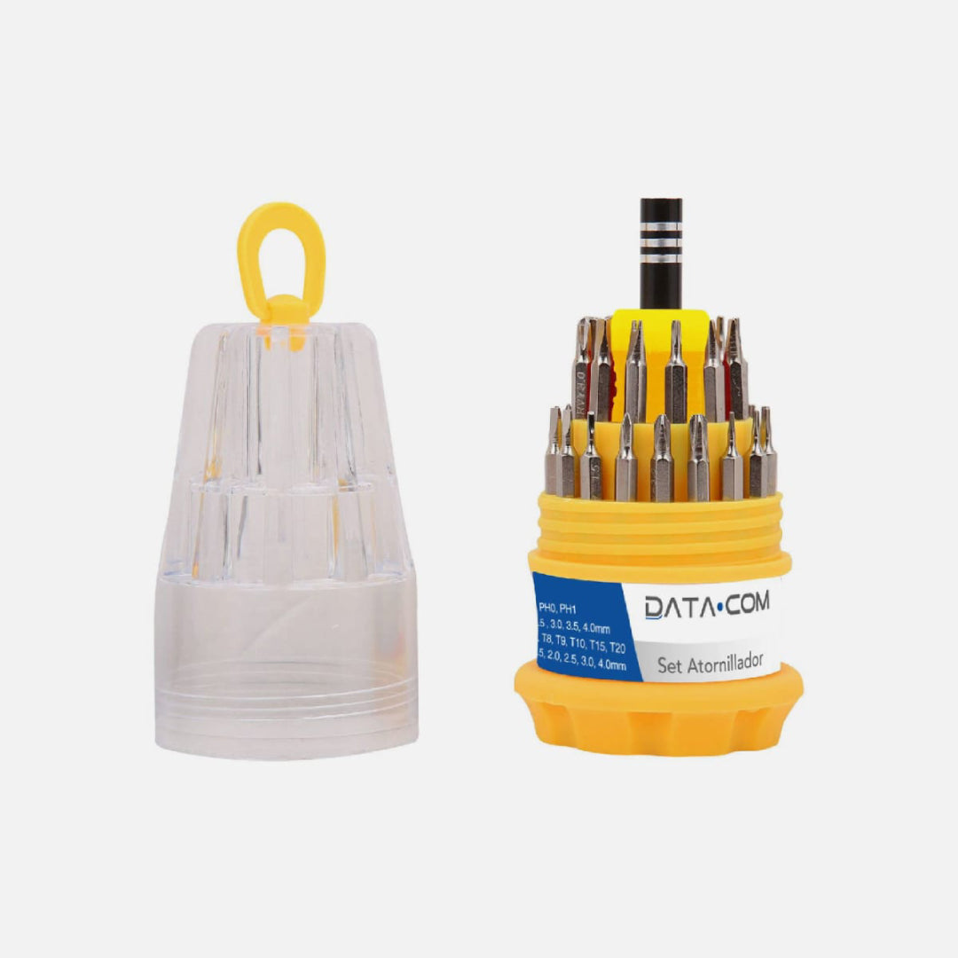 SET ATORNILLADORES 30 PIEZAS DATACOM 440853