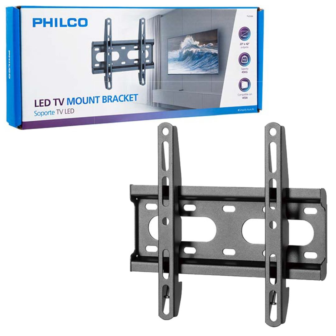 SOPORTE  TV AL MURO 23" A 42" PULGADAS PHILCO TV234X