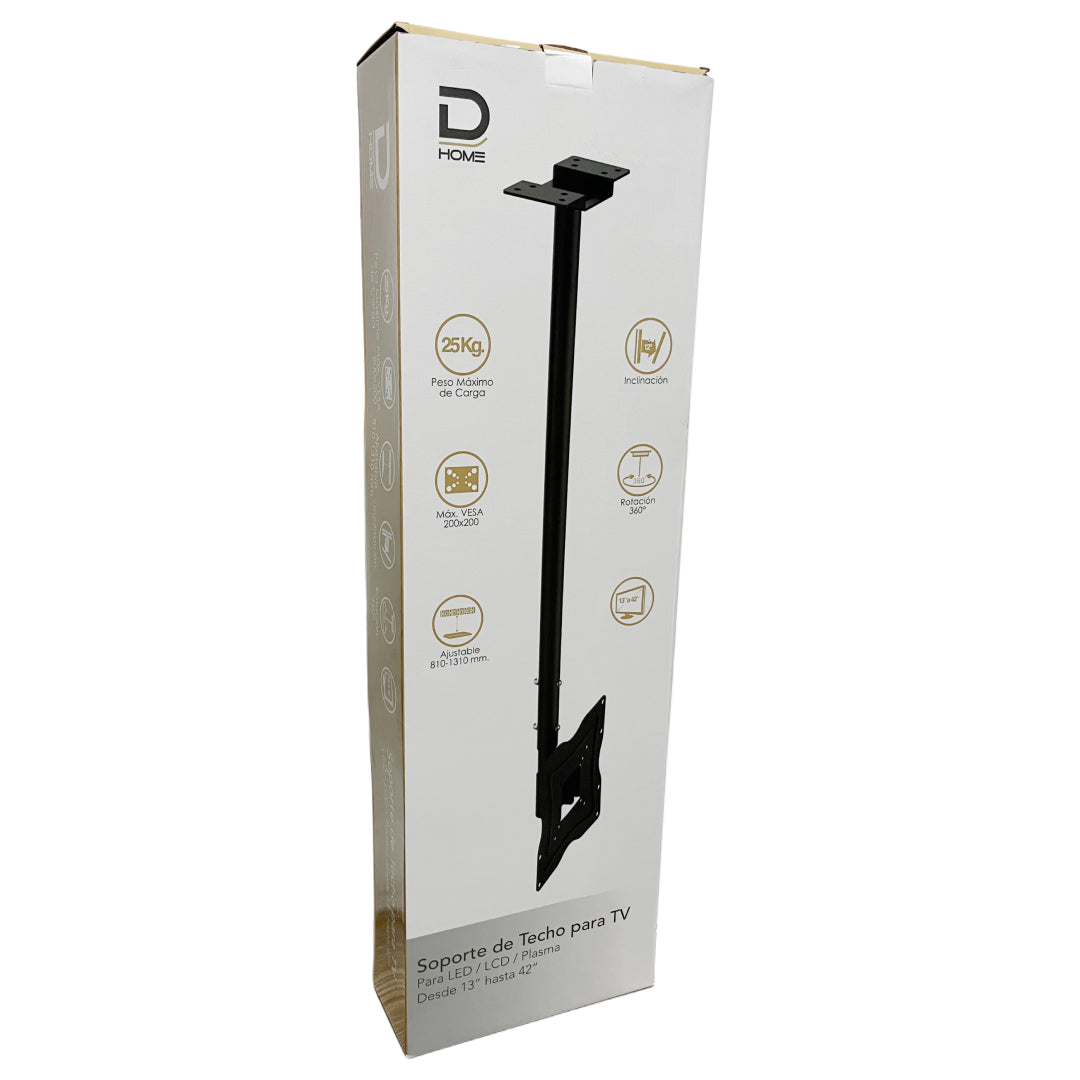 SOPORTE DE TV PARA TECHO 13" - 42" DHOME 501355