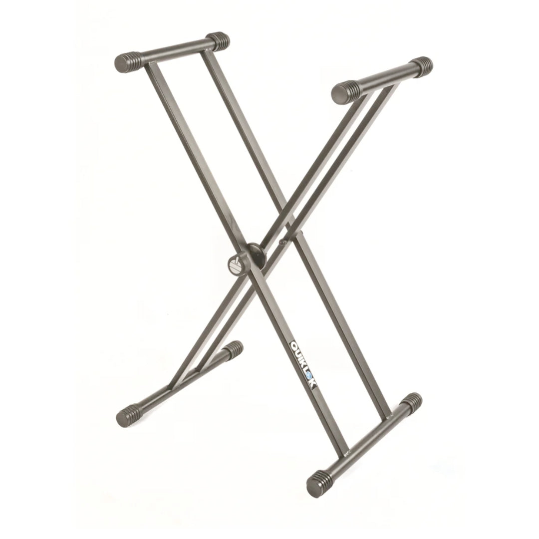 SOPORTE PARA TECLADO DOBLE (BLOQUEO T-REX) QUIK LOK T20BK-BB-10