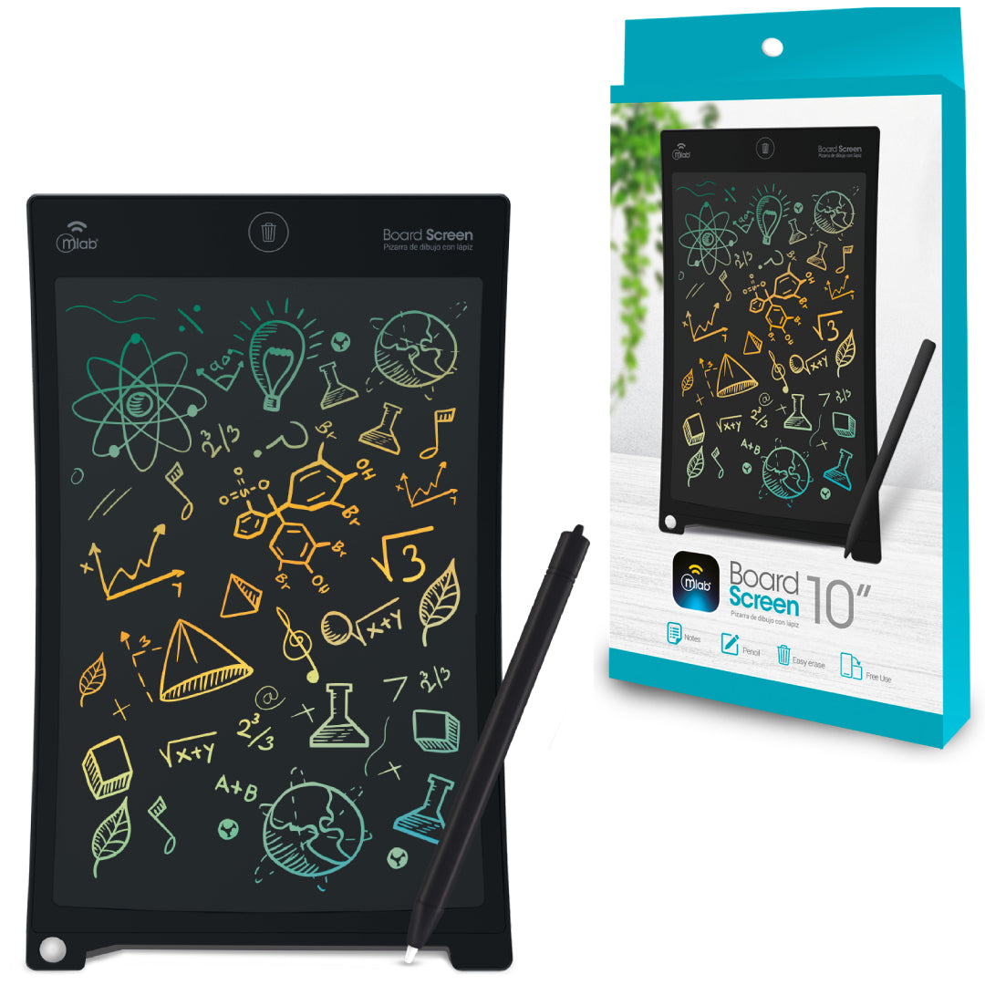 TABLET DE ESCRITURA LCD 10" MULTICOLOR MLAB 9582