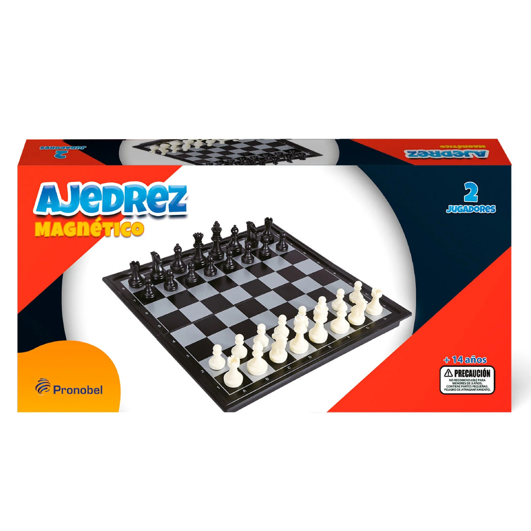 Tablero de Ajedrez Magnetico 32x32cm Pronobel 524678