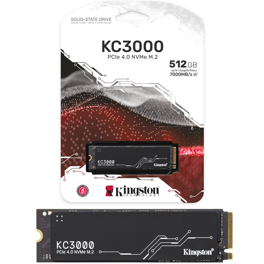 Unidad SSD 512GB KC3000 PCIe 4.0 NVMe M.2