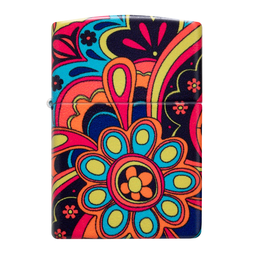 ZIPPO 46128 FLOWER POWER DESIGN
