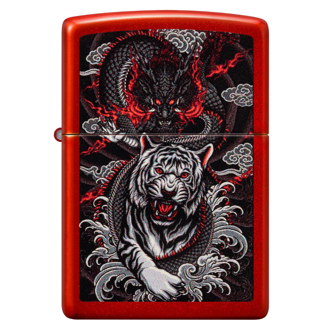ZIPPO 48933 DRAGON TIGER DESIGN